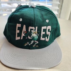 Hot shots vintage 90s NFL Philadelphia eagles snapback hat with tags